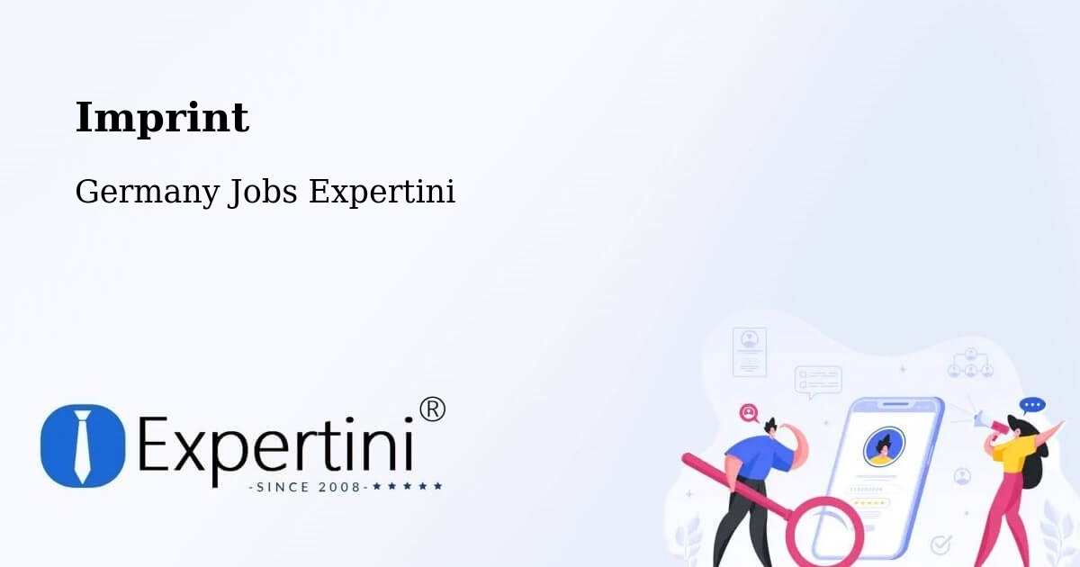 Imprint – Alsbach Hähnlein - Germany Jobs Expertini